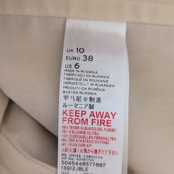 TOPSHOP Blue Soutache Lace Co-Ord Set Strapless illusion skirt bandeau - Picture 14 of 14